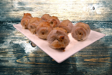 8 Pizzabrötchen Mozzarella